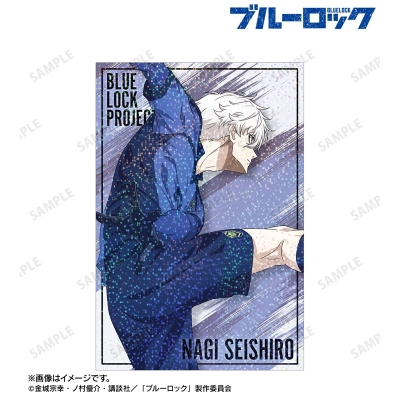 【グッズ-ポストカード】TVアニメ『ブルーロック』 描き下ろし 凪 誠士郎 戦う背中×雨ver. ホログラムポストカード