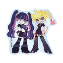 【グッズ-ステッカー】『New PANTY & STOCKING with GARTERBELT』 描き下ろし パンティ&ストッキング モデルver. アクリルステッカー ver.Bの画像