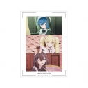 【グッズ-ポスター】TVアニメ「死亡遊戯で飯を食う。」 青井&金子&黒糖 場面写A3マット加工ポスターの画像