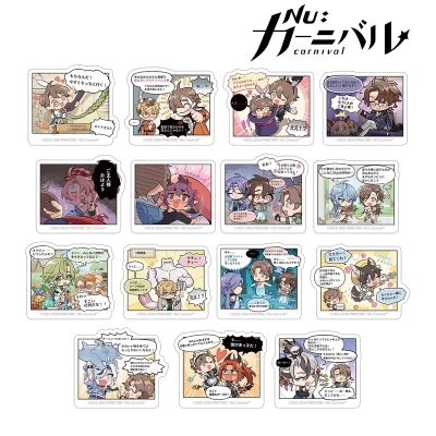 【グッズ-ステッカー】NU: カーニバル トレーディングコマステッカー
