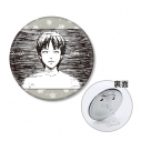 【グッズ-バッチ】伊藤潤二『マニアック』 白服の美少年 原作コマ3WAY缶バッジの画像