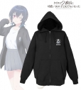 【グッズ-ジャンパー・コート】『クラスで2番目に可愛い女の子と友だちになった』 arti-mate 着用ワンポイント刺繍ジップパーカー 朝凪海 描き下ろし 私服ver.メンズ(サイズ/Free)【アニメイト限定】の画像