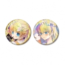 【グッズ-バッチ】ある日、お姫様になってしまった件について アタナシア オーロラ缶バッジ2個セットの画像