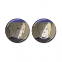 【グッズ-バッチ】TVアニメ『勇者刑に処す 懲罰勇者9004隊刑務記録』 ライノー 場面写メタリック缶バッジ2個セットの画像