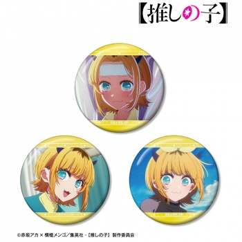 グッズ-バッチ】【推しの子】 【推しの子】 MEMちょ 場面写缶バッジ3個 