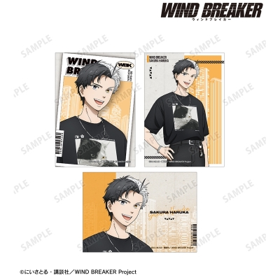 【グッズ-ブロマイド】TVアニメ『WIND BREAKER』 描き下ろし 桜 遥 夏服ver. ブロマイド3枚セット