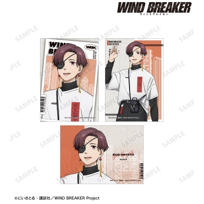 【グッズ-ブロマイド】TVアニメ『WIND BREAKER』 描き下ろし 蘇枋 隼飛 夏服ver. ブロマイド3枚セット