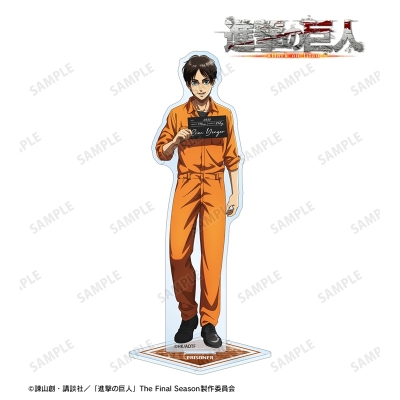 【グッズ-スタンドポップ】TVアニメ『進撃の巨人』 描き下ろし エレン 囚人ver. BIGアクリルスタンド【アニメイト先行販売】