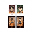 【グッズ-カード】TVアニメ『進撃の巨人』 描き下ろし エレン&リヴァイ 囚人ver. Ani-Frame4枚セット【アニメイト先行販売】の画像