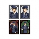 【グッズ-ブロマイド】TVアニメ『進撃の巨人』 描き下ろし エレン&リヴァイ 看守ver. ブロマイド4枚セット【アニメイト先行販売】の画像