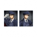 【グッズ-カード】TVアニメ『進撃の巨人』 描き下ろし エレン&リヴァイ 看守ver. アクリルカード2枚セット【アニメイト先行販売】の画像