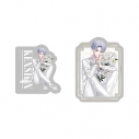 【グッズ-ステッカー】戦国 A LIVE 描き下ろし 上杉 謙信 3周年衣装ver. ダイカットステッカー2個セットの画像