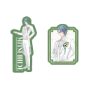 【グッズ-ステッカー】戦国 A LIVE 描き下ろし 明智 光秀 3周年衣装ver. ダイカットステッカー2個セットの画像