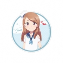 【グッズ-ステッカー】TVアニメ「綺麗にしてもらえますか。」 片口那色 ダイカットステッカーの画像