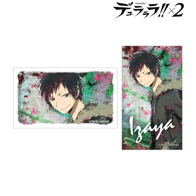 【グッズ-カード】TVアニメ「デュラララ!!×2」 折原臨也 grunge CANVAS イラストカード2枚セット ver.D