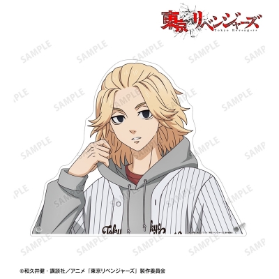 【グッズ-置きもの】TVアニメ『東京リベンジャーズ』 描き下ろし 佐野 万次郎 ベースボールシャツver. 特大ダイカットアクリルパネル