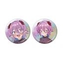 【グッズ-バッチ】TVアニメ『カナン様はあくまでチョロい』 ミエル・ゼブル オーロラ缶バッジ2個セットの画像