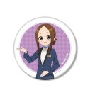【グッズ-バッチ】からかい上手の高木さん 描き下ろし 高木さん ホテルコンシェルジュ お仕事体験ver. 第2弾 BIG缶バッジ【アニメイト先行販売】の画像