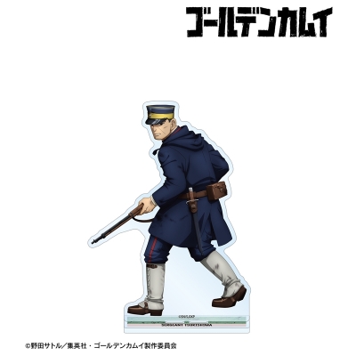 【グッズ-スタンドポップ】TVアニメ『ゴールデンカムイ』 描き下ろし 月島軍曹 戦う背中ver. BIGアクリルスタンド