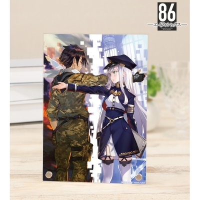 【グッズ-置きもの】『86―エイティシックス―』 1巻カバーイラスト A5アクリルパネル【アニメイト先行販売】