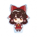 【グッズ-ステッカー】東方Project 博麗霊夢 ちょこんと! クリアダイカットステッカーの画像