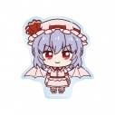 【グッズ-ステッカー】東方Project レミリア・スカーレット ちょこんと! クリアダイカットステッカーの画像