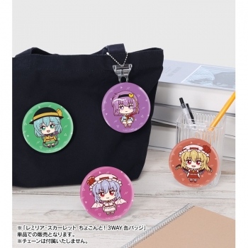 グッズ-バッチ】東方Project レミリア・スカーレット ちょこんと 東方Project レミリア缶バッジ29点セット