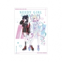 【グッズ-ポスター】アニメ「NEEDY GIRL OVERDOSE」 描き下ろし 超てんちゃん&あめちゃん タクティカルファッションver. A3マットポスター【アニメイト先行販売】の画像