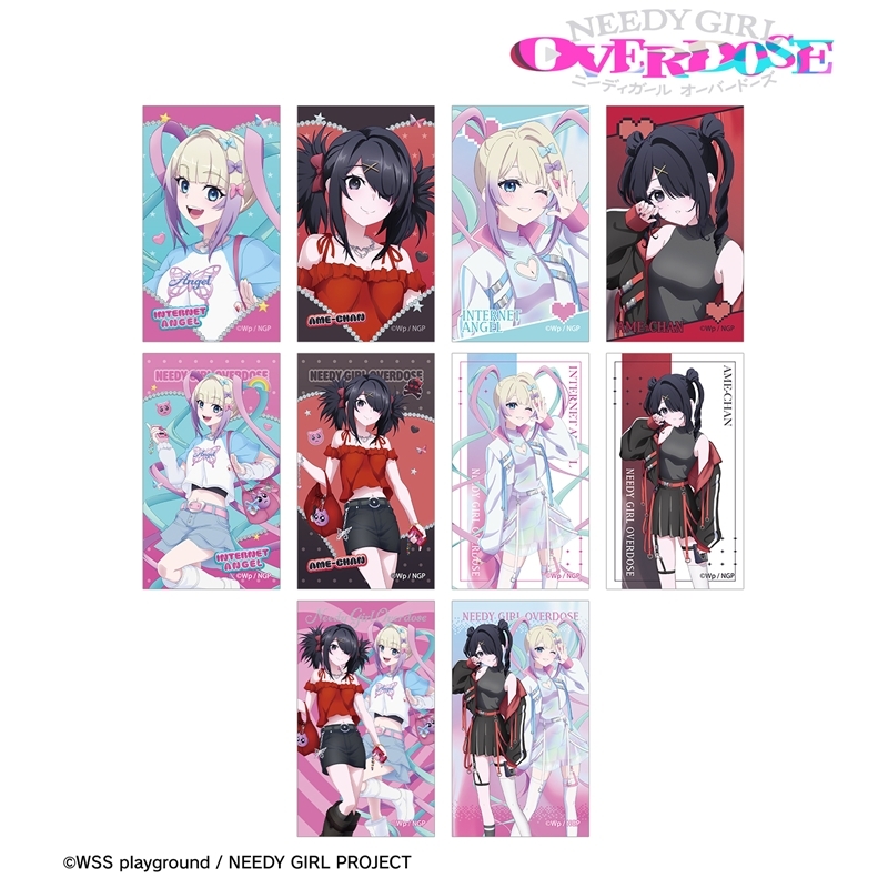 【グッズ-カード】アニメ「NEEDY GIRL OVERDOSE」 描き下ろし Y2K&タクティカルファッションver. トレーディングイラストカード【アニメイト先行販売】