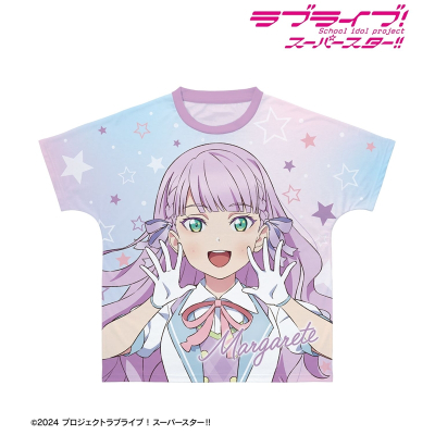 【グッズ-Tシャツ】ラブライブ!スーパースター!! 描き下ろし ウィーン・マルガレーテ MIRACLE NEW STORY ver. フルグラフィックTシャツユニセックス(サイズ/XXL)
