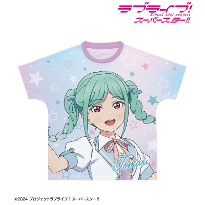 【グッズ-Tシャツ】ラブライブ!スーパースター!! 描き下ろし 鬼塚冬毬 MIRACLE NEW STORY ver. フルグラフィックTシャツユニセックス(サイズ/XS)