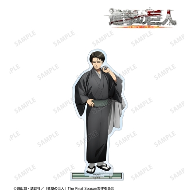 【グッズ-スタンドポップ】TVアニメ『進撃の巨人』 描き下ろし リヴァイ 和服ver. BIGアクリルスタンド