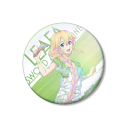 【グッズ-バッチ】ソードアート・オンライン 描き下ろし リーファ ペイントスタイルver. Ani-Art clear label 第2弾 75mmオーロラ缶バッジの画像