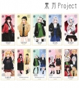 【グッズ-色紙】東方Project arti-mate トレーディングスタンド付き色紙 松本能人イラスト 現代風ファッションver.【アニメイト限定】の画像