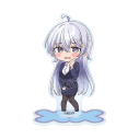 【グッズ-スタンドポップ】TVアニメ「よわよわ先生」 鶸村ひより アクリルスタンド ver.Aの画像