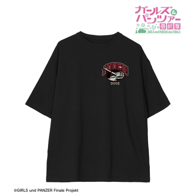【グッズ-Tシャツ】ガールズ&パンツァー 最終章 arti-mate BIGシルエットTシャツ アンチョビ モチーフver.メンズ(サイズ/Free)【アニメイト限定】