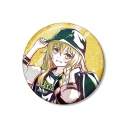 【グッズ-バッチ】東方Project 松本能人イラスト 霧雨魔理沙 現代風ファッションver. Ani-Art 75mmグリッター缶バッジの画像
