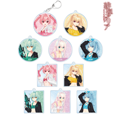 【グッズ-キーホルダー】緋弾のアリア arti-mate トレーディングアクリルキーホルダー こぶいち先生 描き下ろし 水着ver.【アニメイト限定】