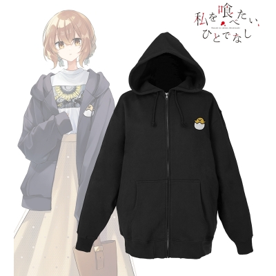 【グッズ-ジャンパー・コート】私を喰べたい、ひとでなし arti-mate 苗川采先生デザイン&描き下ろし 着用ワンポイント刺繍ジップパーカー 八百歳比名子 私服ver.メンズ(サイズ/Free)【アニメイト限定】