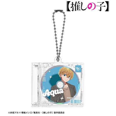 【グッズ-キーホルダー】【推しの子】 アクア CDジャケット型キーホルダー