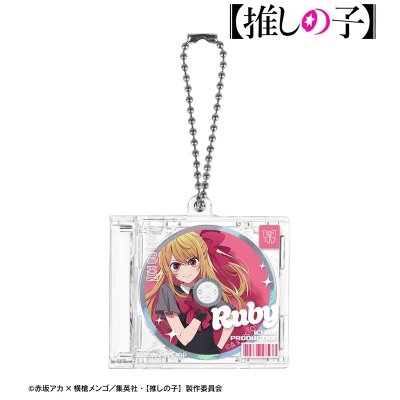 【グッズ-キーホルダー】【推しの子】 ルビー CDジャケット型キーホルダー