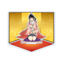 【グッズ-スタンドポップ】TVアニメ『あかね噺』 桜咲 朱音 キューブ型ジオラマ高座風アクリルスタンドの画像