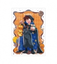 【グッズ-ポスター】忍たま乱太郎 描き下ろし 土井半助 トリップ オア スウィートの段ver. A3マット加工ポスター【アニメイト先行販売】の画像