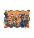 【グッズ-ポスター】忍たま乱太郎 描き下ろし 集合 トリップ オア スウィートの段ver. A3マット加工ポスター【アニメイト先行販売】の画像