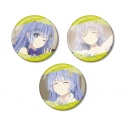 【グッズ-バッチ】デート・ア・ライブIV 誘宵美九 場面写グリッター缶バッジ3個セットの画像