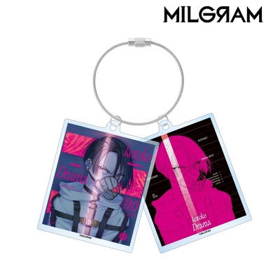 【グッズ-キーホルダー】MILGRAM -ミルグラム- コトコ『ドラマ』 ジャケットイラストver. 2連ワイヤーBIGアクリルキーホルダー