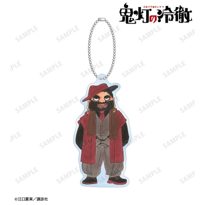 【グッズ-キーホルダー】漫画『鬼灯の冷徹』 江口夏実先生 描き下ろし 閻魔大王 ちびキャラ 和装アレンジver. BIGアクリルキーホルダー【アニメイト先行販売】
