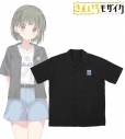 【グッズ-Tシャツ】きんいろモザイク arti-mate 第2弾 着用ワンポイント刺繍オープンカラーシャツ 大宮忍 描き下ろし 私服ver.レディース(サイズ/Free)【アニメイト限定】の画像