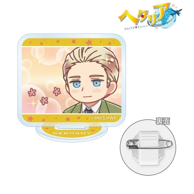 【グッズ-バッチ】アニメ「ヘタリア World★Stars」 ドイツ ゆるコマ アクリルスタンドマルチバッジ