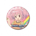 【グッズ-バッチ】『劇場版 魔法少女まどか☆マギカ〈ワルプルギスの廻天〉』 ANGEL BLUEコラボ 描き下ろし 鹿目まどか 75mmホログラム缶バッジの画像